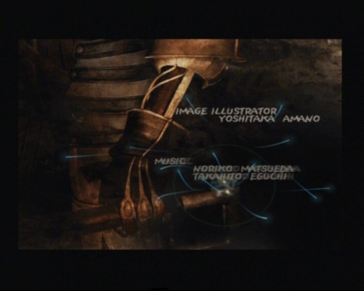 Final Fantasy X-2 (PlayStation 2) screenshot: Opening credits artwork slide-cinematic