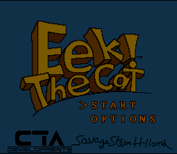 Eek! the Cat (SNES) screenshot: Title