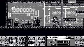 Teenage Mutant Ninja Turtles: Cowabunga (Windows) screenshot: Starting the first stage, faced with a foot ninja