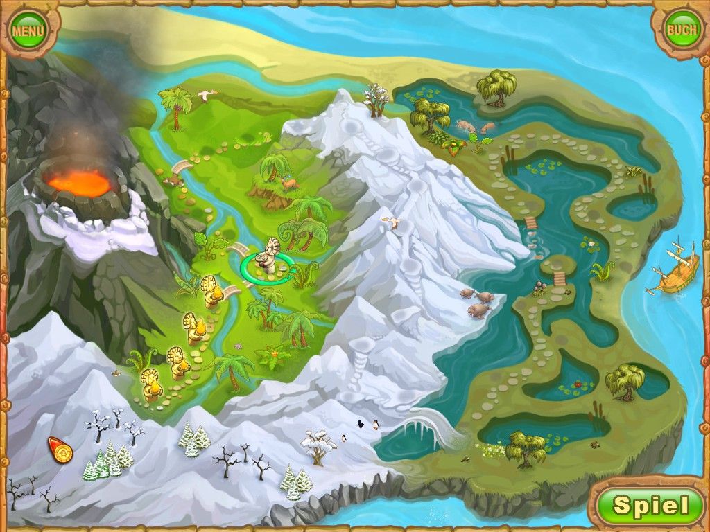Island Tribe (Windows) screenshot: The campaign map