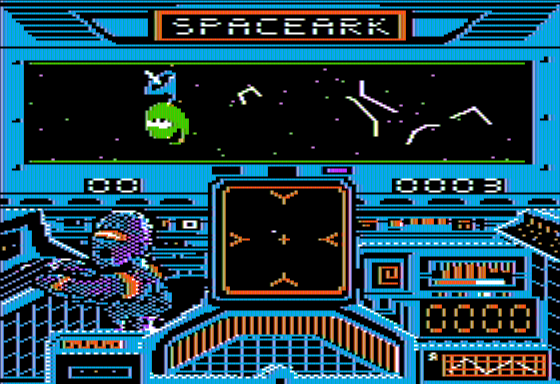 The Space Ark (Apple II) screenshot: Another Bizarre Creature to Capture