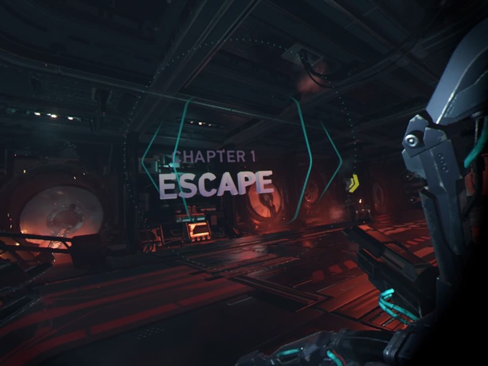 PlayStation VR Worlds (PlayStation 4) screenshot: Scavengers Odyssey - Chapter 1, Escape