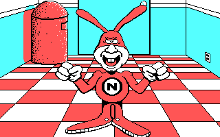 Avoid the Noid (DOS) screenshot: The Noid (CGA)