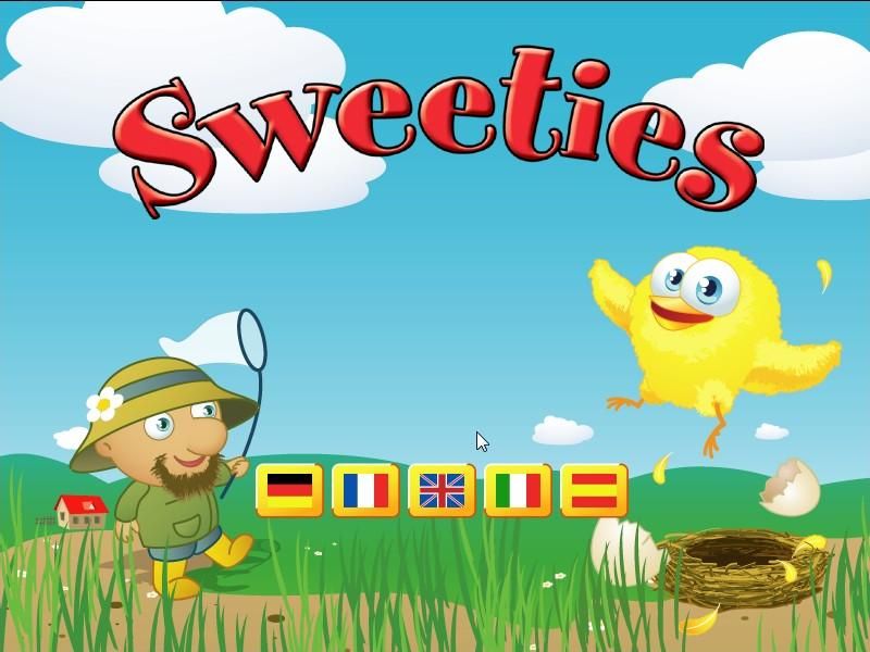 Sweeties (Windows) screenshot: Start screen