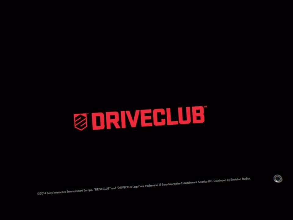 Driveclub VR (PlayStation 4) screenshot: Main title
