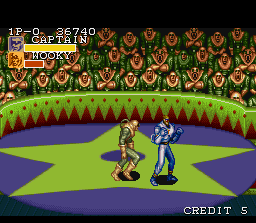 Captain Commando (SNES) screenshot: Stage 04: The Circus