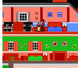 Home Alone (NES) screenshot: Caught!