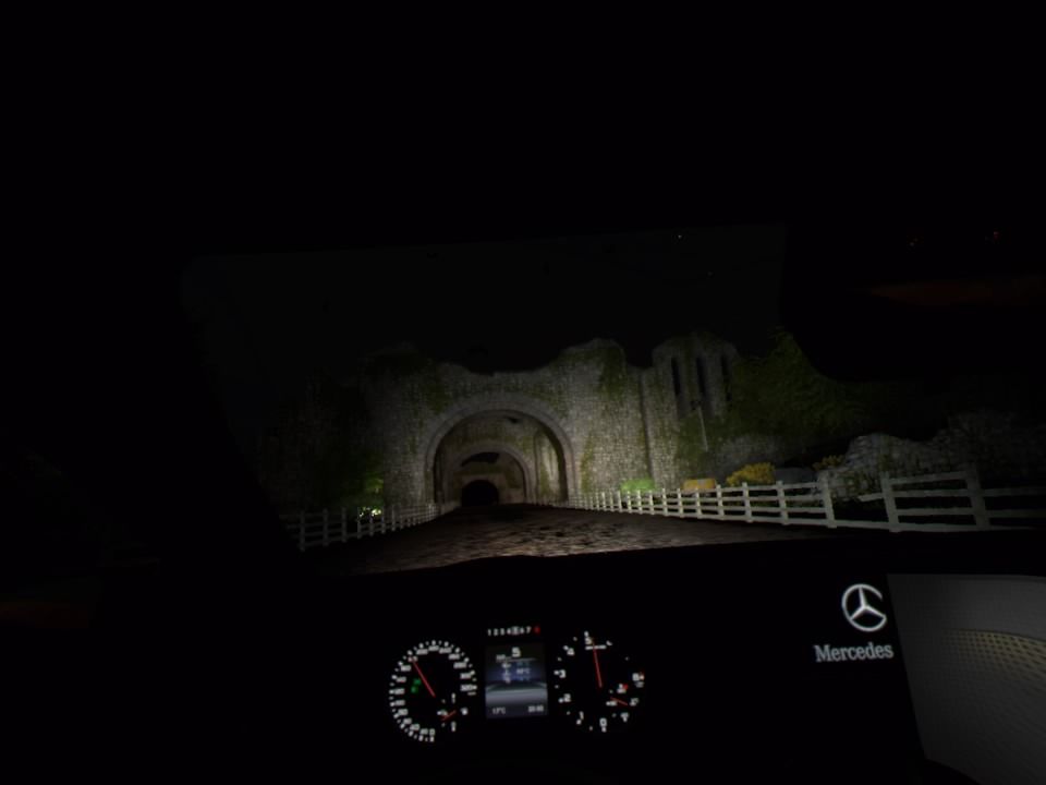 Driveclub VR (PlayStation 4) screenshot: Night driving