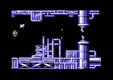 Catalypse (Commodore 64) screenshot: I was hit.