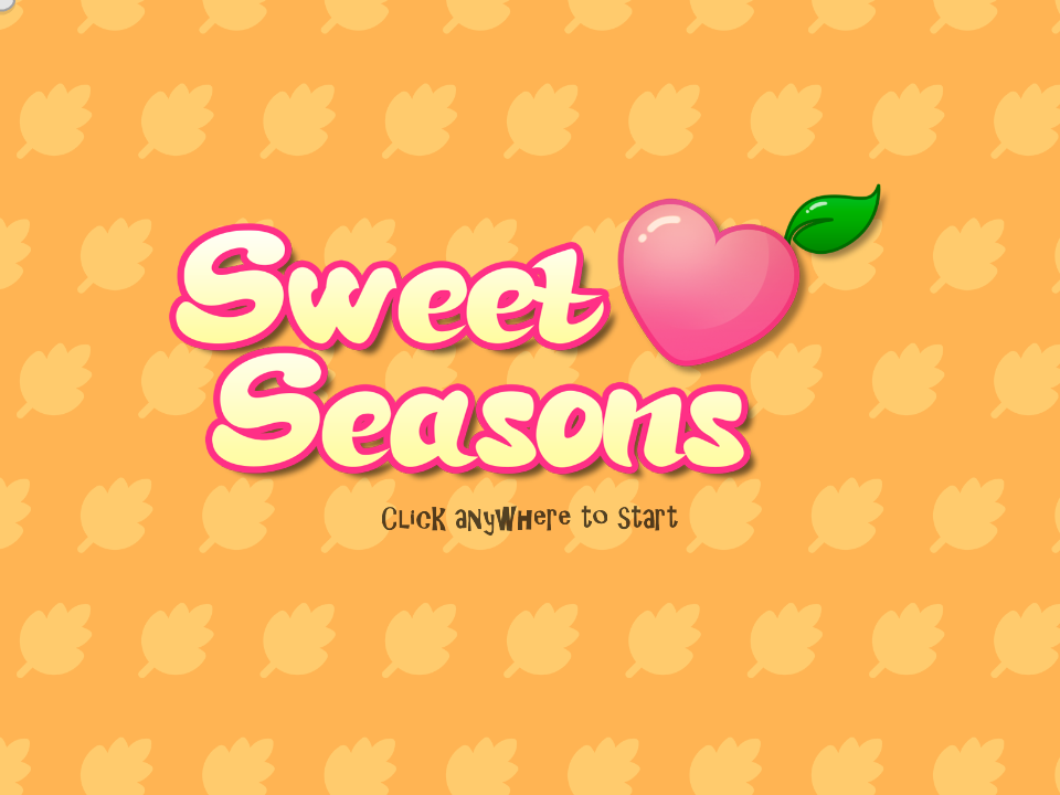 Sweet Seasons (Windows) screenshot: Title screen