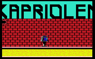 Floyd the Droid (Commodore 64) screenshot: Title Screen (Dutch)