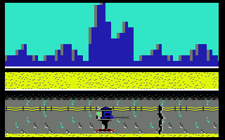 Floyd the Droid (Commodore 64) screenshot: Another thing to clean up (Dutch)