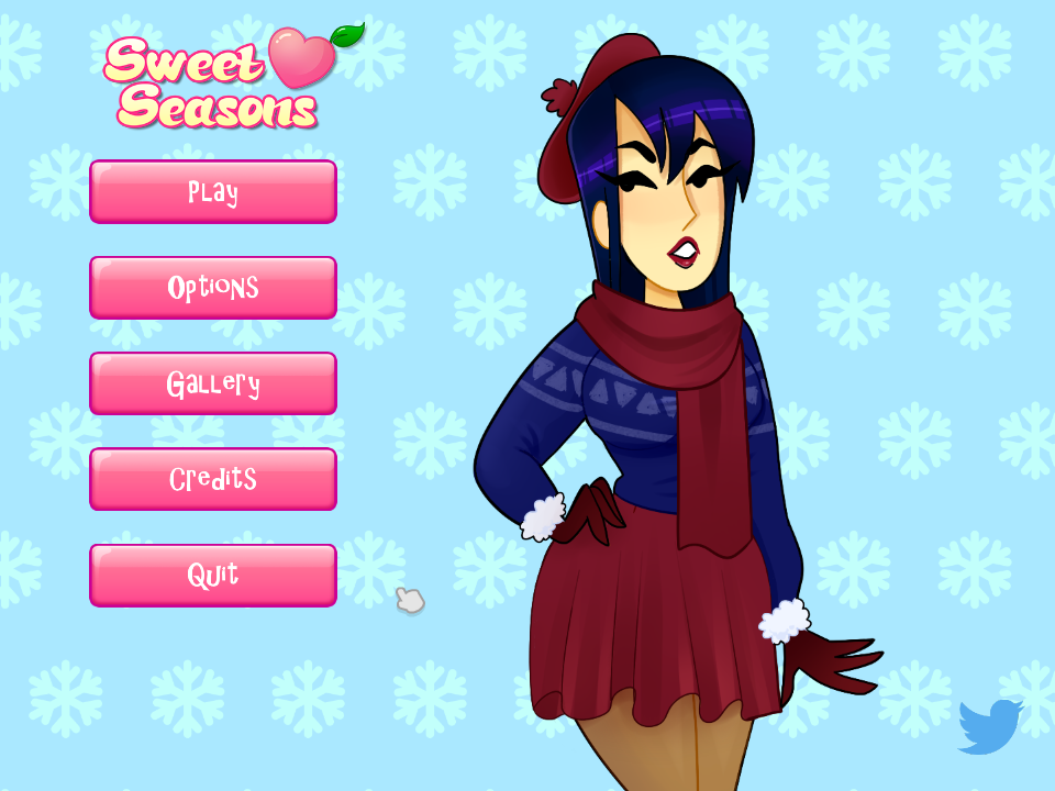 Sweet Seasons (Windows) screenshot: Main menu