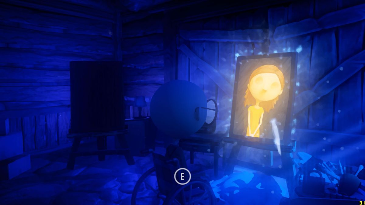 Last Day of June (Windows) screenshot: Touch the painting to remember.