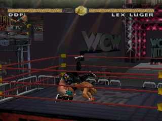 WCW Nitro (Windows) screenshot: Pile driver