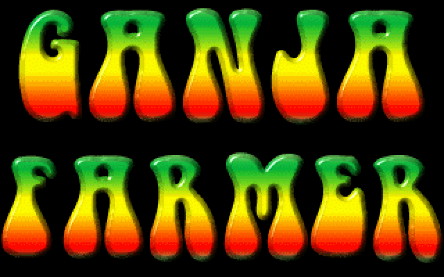 Ganja Farmer (DOS) screenshot: Da Ganjah Farmah - Grooovy color, eh?