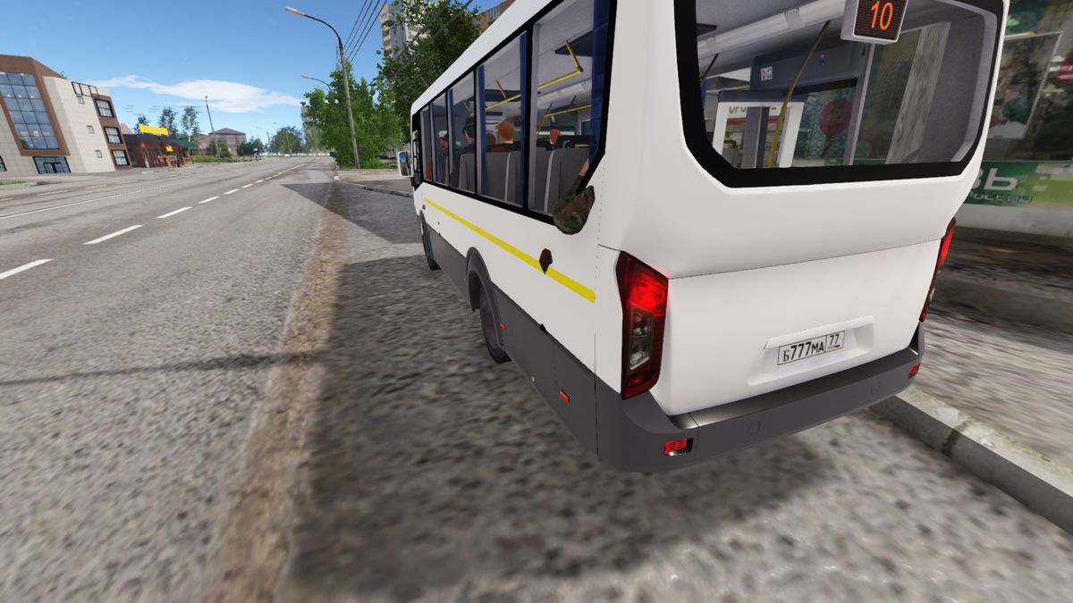 Bus Driver Simulator 19 (Windows) screenshot: There are some graphical glitches in the game