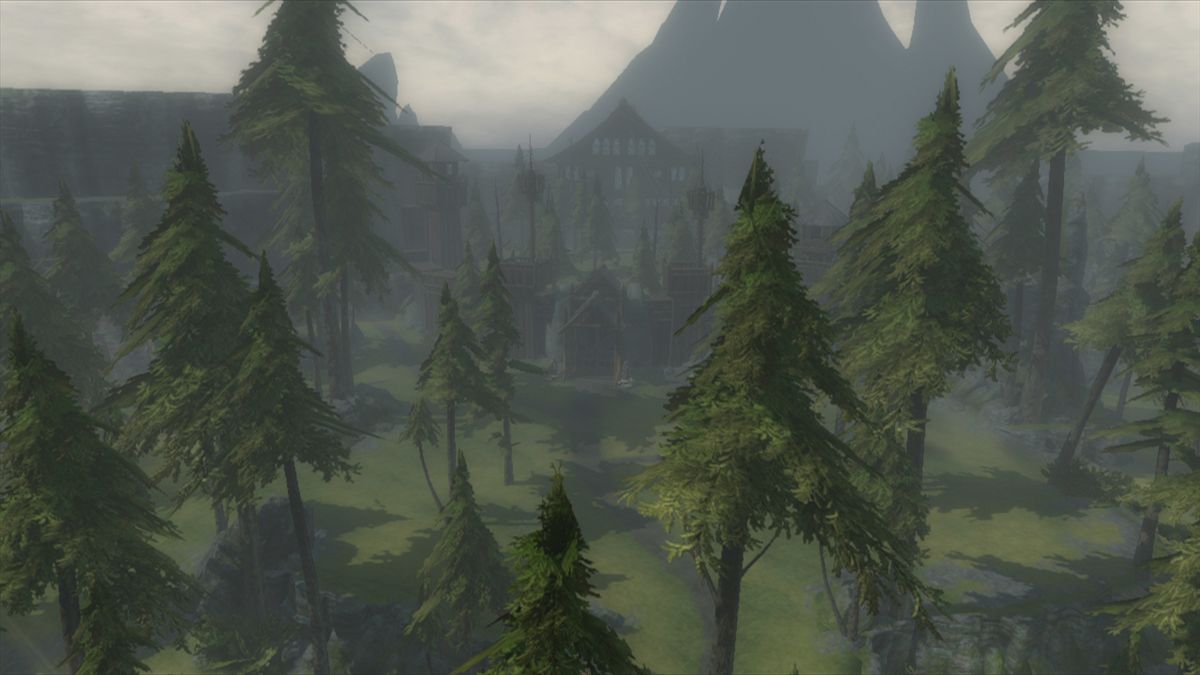 Kingdoms of Amalur: Reckoning (Xbox 360) screenshot: Introduction movie of a newly discovered area