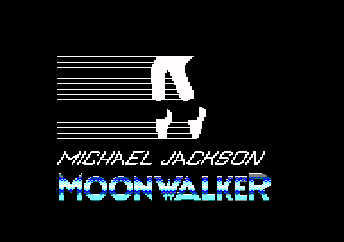 Moonwalker (Amstrad CPC) screenshot: Loading screen