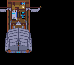 Fushigi no Umi no Nadia (Genesis) screenshot: Jean in his submarine Nautilus