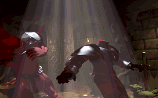 Dungeon Keeper (DOS) screenshot: beheaded