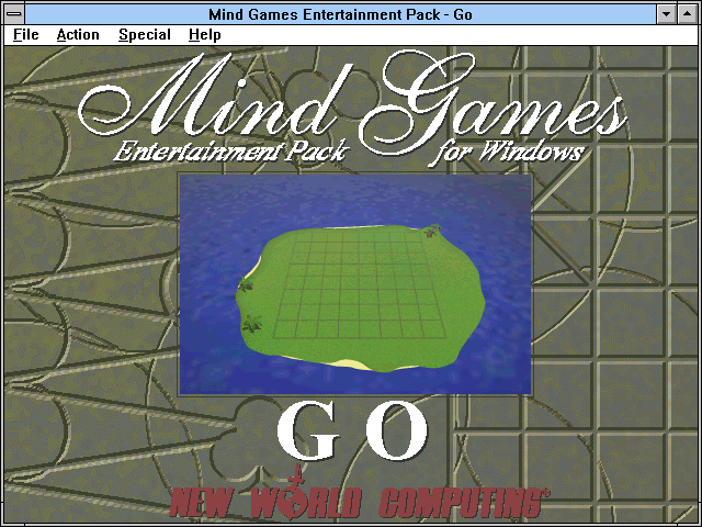 Mind Games Entertainment Pack for Windows (Windows 3.x) screenshot: Title screen (Go)