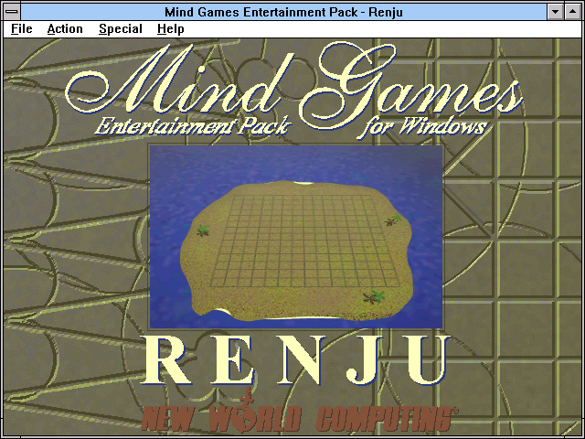 Mind Games Entertainment Pack for Windows (Windows 3.x) screenshot: Title screen (Renju)