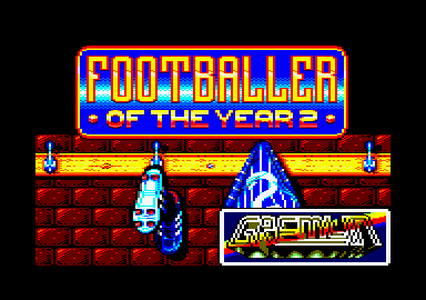 Footballer of the Year 2 (Amstrad CPC) screenshot: Loading screen.