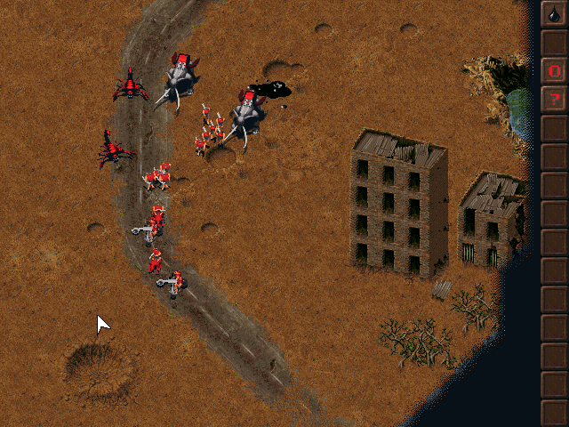 KKND: Krush Kill 'N Destroy (DOS) screenshot: yumm