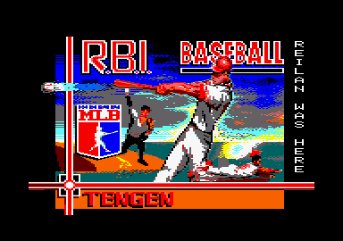 R.B.I. Baseball 2 (Amstrad CPC) screenshot: Loading screen.