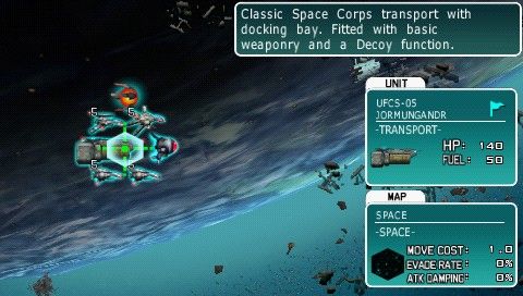 R-Type Command (PSP) screenshot: Deploying complete