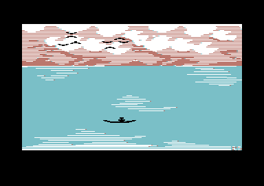 Dragonworld (Commodore 64) screenshot: Action sequence: Bogs and Bats