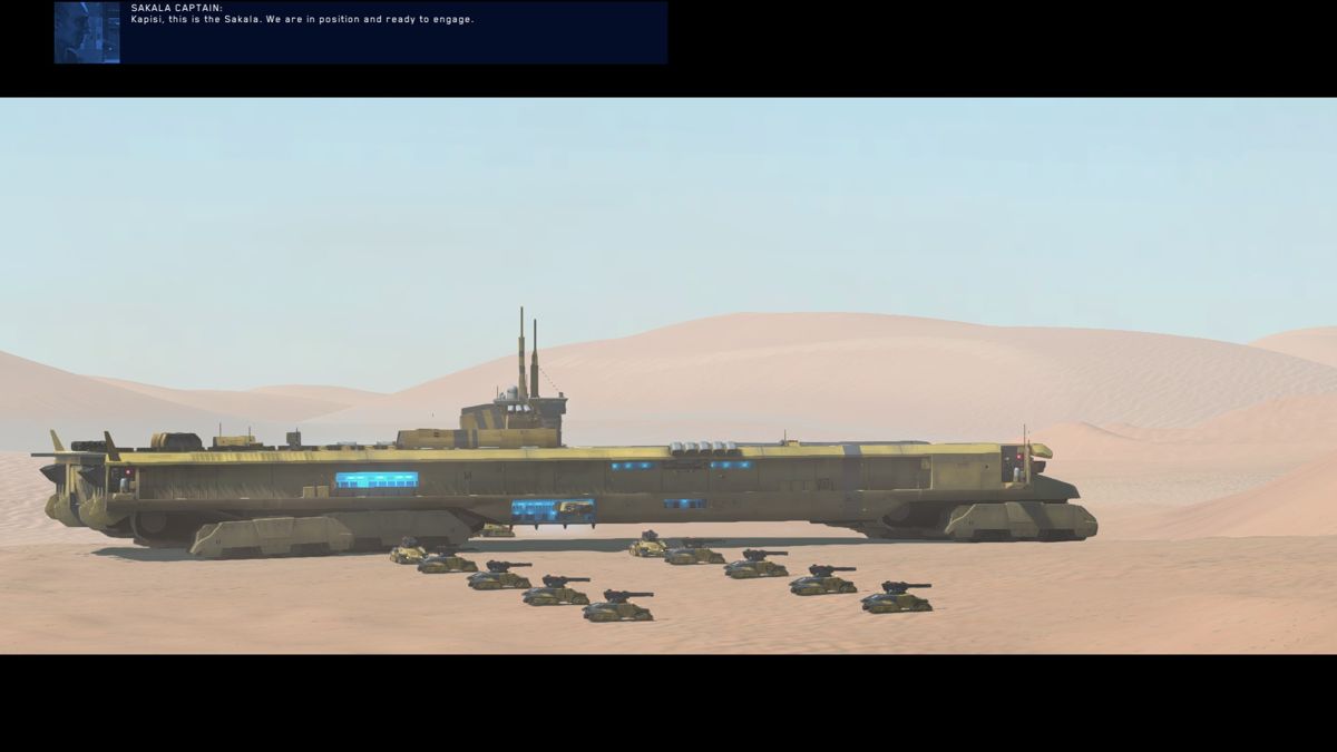 Homeworld: Deserts of Kharak (Windows) screenshot: fleet