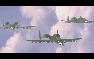 Command & Conquer (DOS) screenshot: A-10s