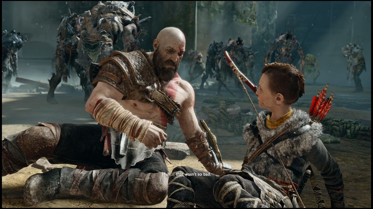 God of War (PlayStation 4) screenshot: Our situation has not improved