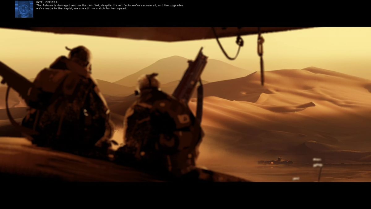 Homeworld: Deserts of Kharak (Windows) screenshot: cinematic