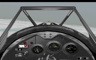 Air Power: Battle in the Skies (DOS) screenshot: Dogfight (VGA).