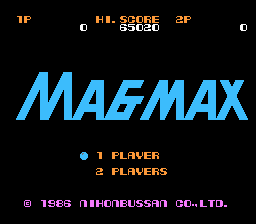 MagMax (NES) screenshot: Japanese Title Screen