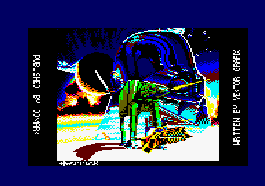Star Wars: The Empire Strikes Back (Amstrad CPC) screenshot: Loading screen.