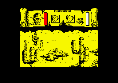 Tusker (Amstrad CPC) screenshot: C'mon then.