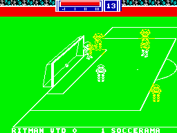 Screenshot of Match Day II (ZX Spectrum, 1987) - MobyGames