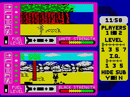 Spy vs. Spy: The Island Caper (ZX Spectrum) screenshot: Let's go.