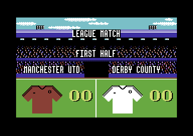 Manchester United (Commodore 64) screenshot: Next game.
