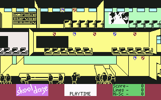 Skool Daze (Commodore 64) screenshot: Playtime