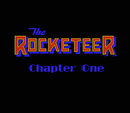 The Rocketeer (NES) screenshot: Chapter title card