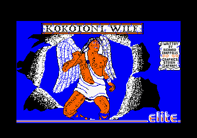 Kokotoni Wilf (Amstrad CPC) screenshot: Loading screen.