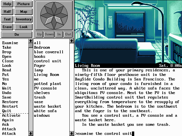 Gateway II: Homeworld (DOS) screenshot: Starting location