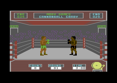 Star Rank Boxing (Commodore 64) screenshot: Let's fight.