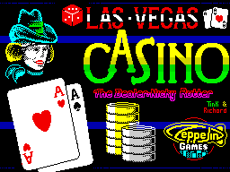 Las Vegas Casino (ZX Spectrum) screenshot: Loading screen.