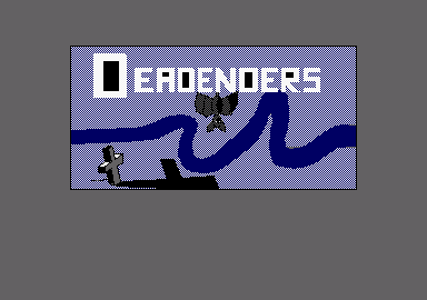 Deadenders (Amstrad CPC) screenshot: Title screen.